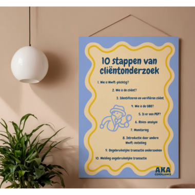 Poster "10 stappen van cliëntonderzoek"